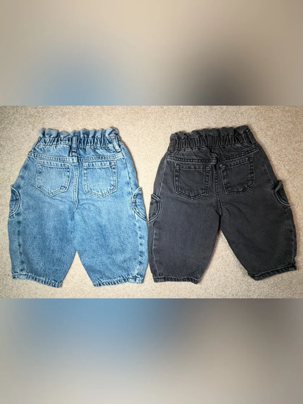 babyGap Baby Girl Paperbag Horseshoe Barrel Jeans Bundle Set Hearts 6-12M